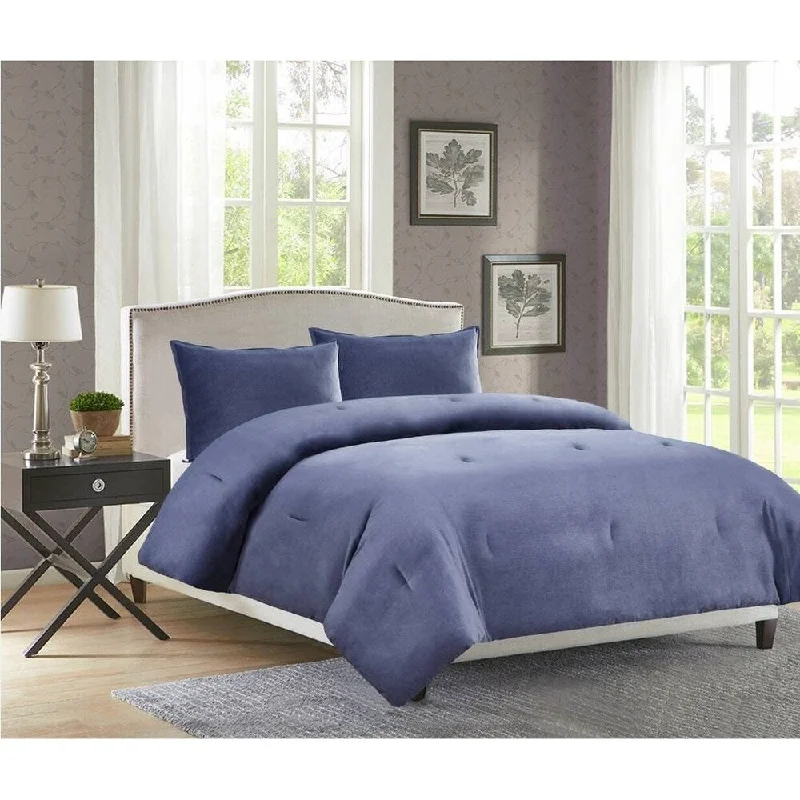 Duck down comforters with a softer feel and good warmth retentionHeathered Velvet Comforter Mini Set