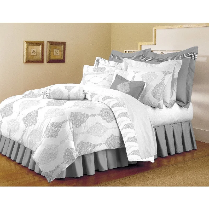 Down - filled comforters for supreme warmth and lightnessHome Dynamix Classic Trends Collection Aristocrat 5-piece Comforter Set