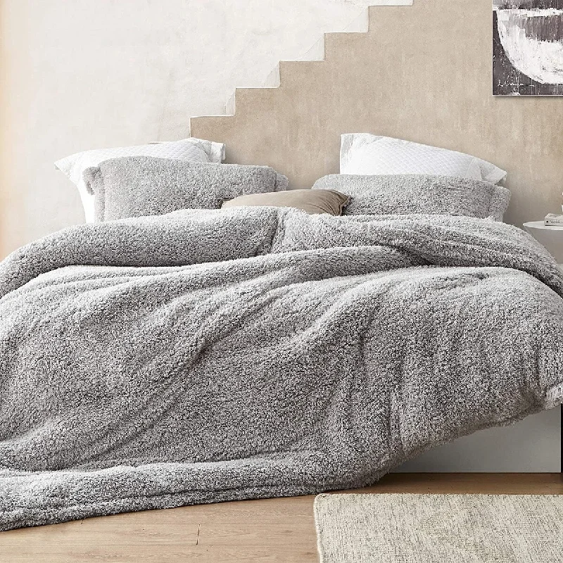 Down - filled comforters for supreme warmth and lightnessI Know You Know - Coma Inducer® Oversized Comforter Set - Quiet Grey