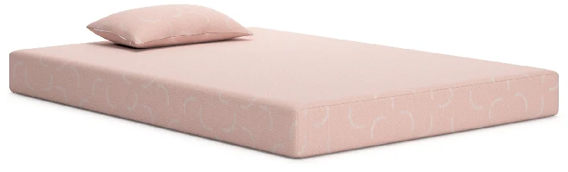 Gel - infused memory foam mattresses for cooler sleepiKidz Coral Full Mattress and Pillow