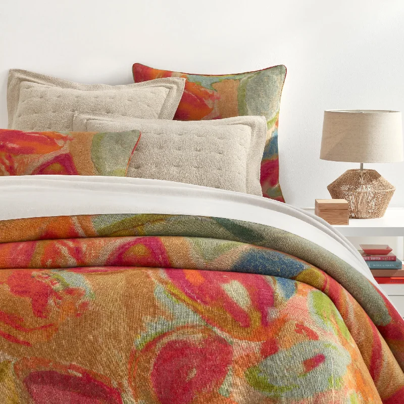 Silk duvet covers for a smooth and elegant touchJoy Linen Multi Duvet Cover