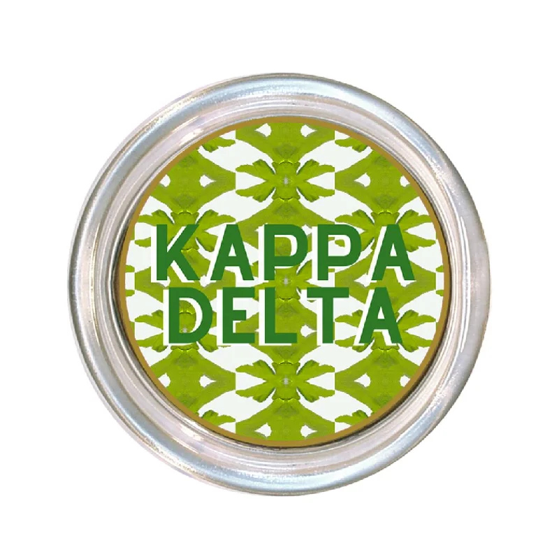 Striped duvet covers with bold or subtle stripes for a classic or nautical feelKappa Delta Large Glass Coaster