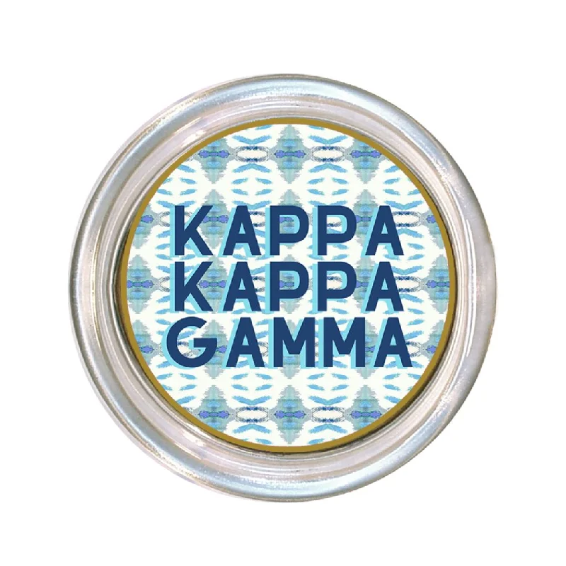 Polyester duvet covers with durability and colorfastnessKappa Kappa Gamma Large Glass Coaster