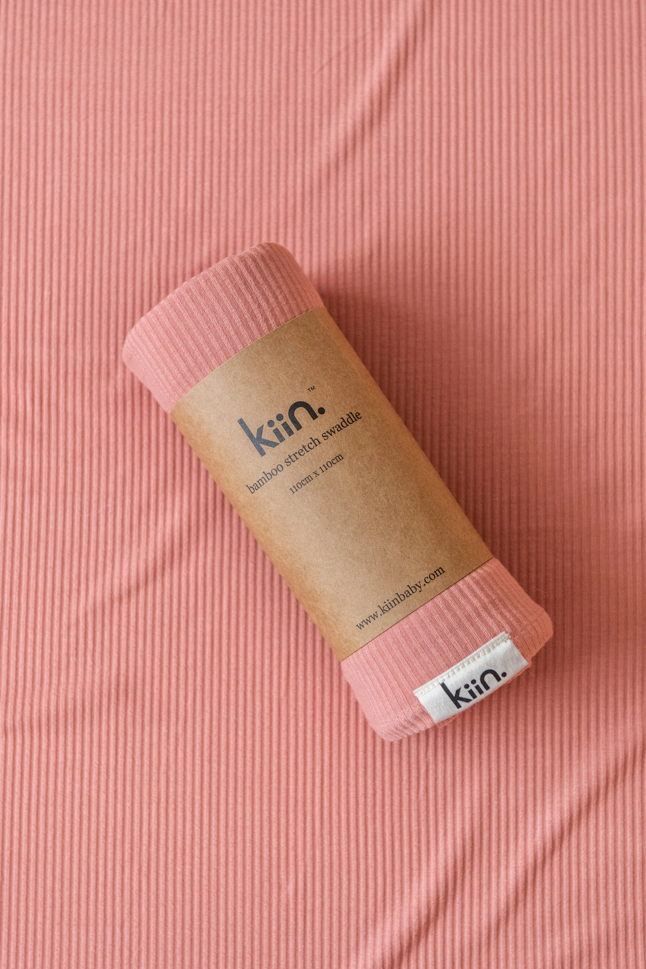 King - size blankets to cover large beds comfortablyKiin Organic Bamboo Stretch Swaddle - Blush