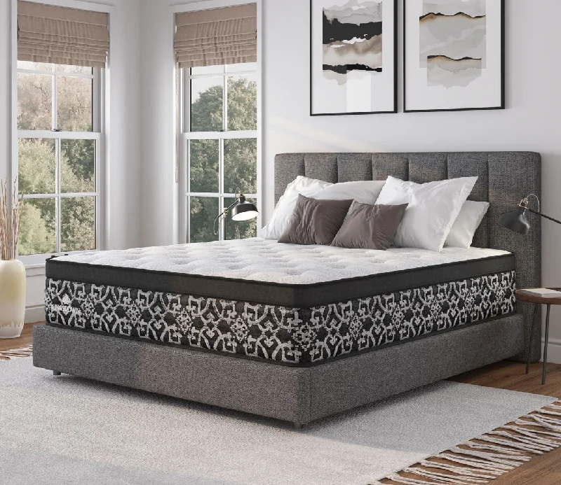 Latex mattresses with natural bounce and breathabilityKingsdown Onyx Sleep Plush Mattress