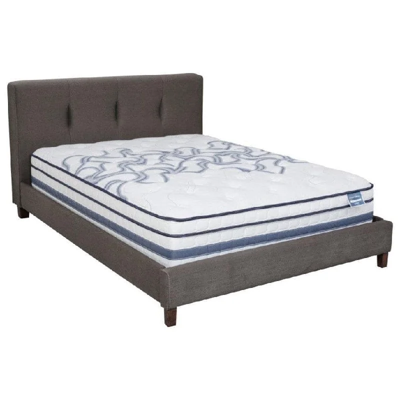 Hybrid mattresses combining foam and innerspring technologyDiamond Lily Medium Gel Memory Foam Euro Top 12.5" Mattress