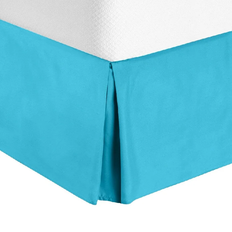 Luxury Microfiber Pleated Bed Skirt 14 Inch Drop California King Size