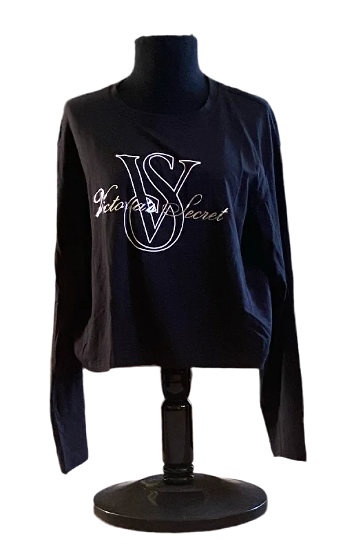 Victoria’s Secret soft, cotton, black, long-sleeve T-shirt