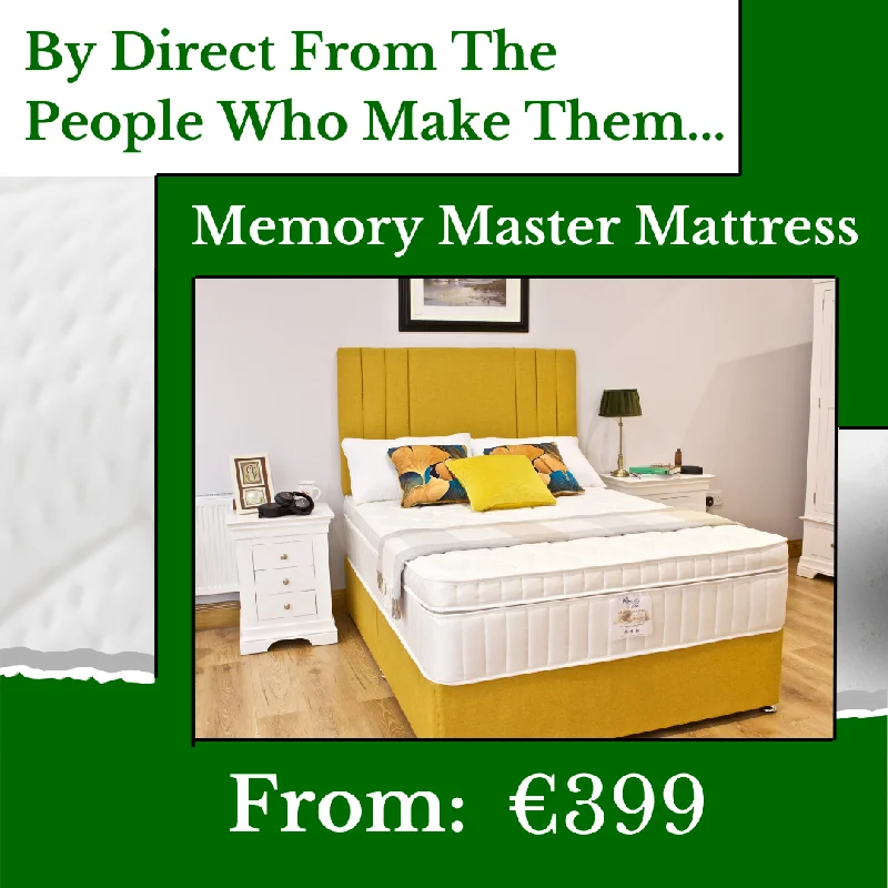 Latex mattresses with natural bounce and breathabilityMemory Master Mattress