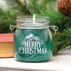 Merry Christmas 6oz Balsam Fir Jar Candle