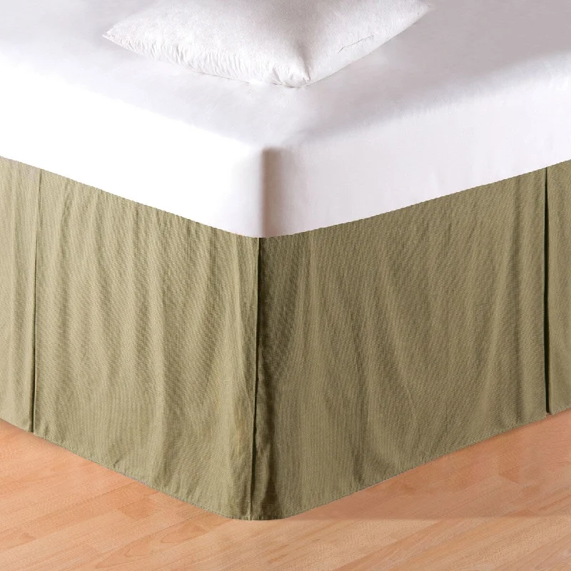 Mini Green Bed Skirt