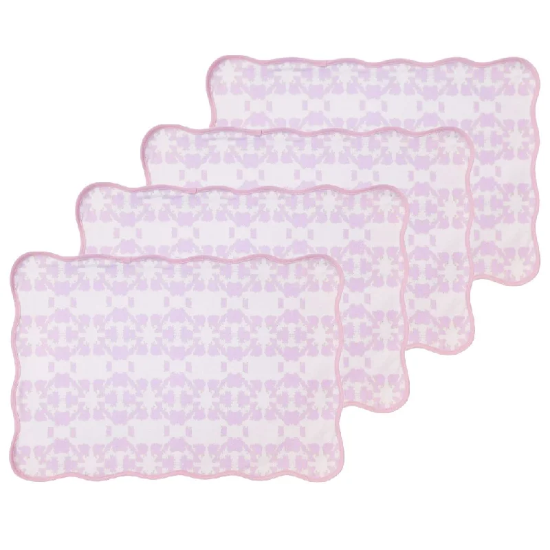 Abstract - designed duvet covers to add an artistic flair to the bedroomMosaic Lavender Scalloped Placemats