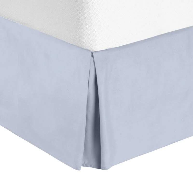 Nestl Luxury Pleated Full Size 14 inch Drop Bed Skirt