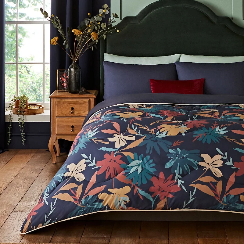 Moisture - wicking duvet covers to prevent night sweatsNight Lark® Autumn Floral Coverless Duvet Set