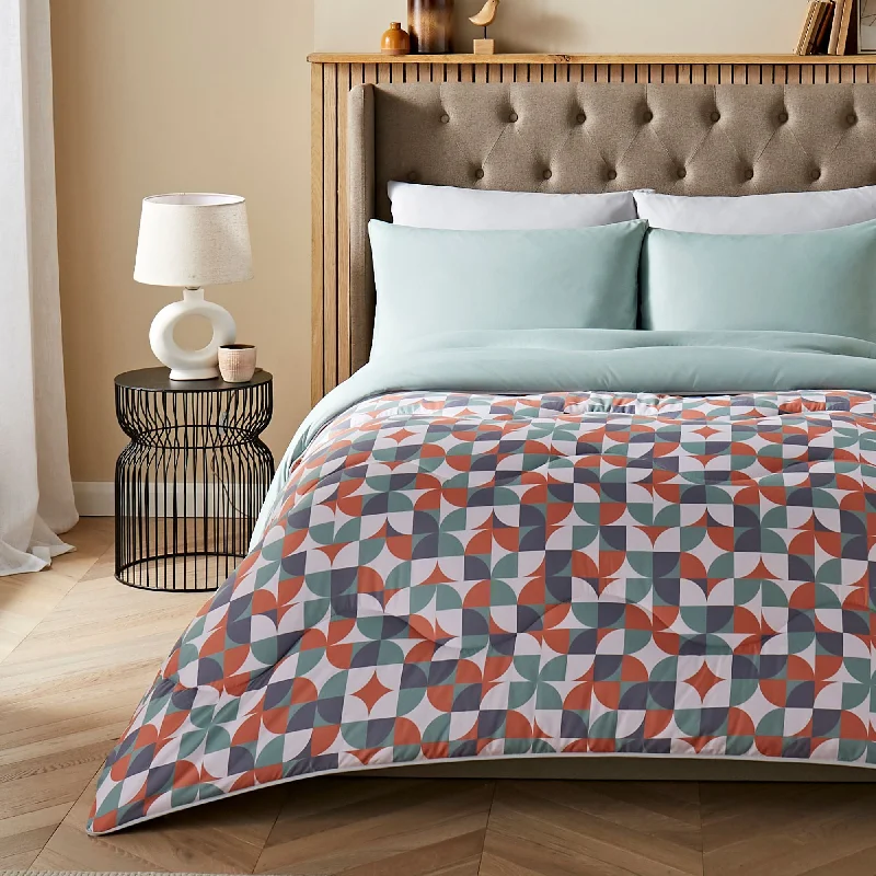 Minimalist - style duvet covers with clean lines and simple designsNight Lark® Scandi Geometric Coverless Duvet Set