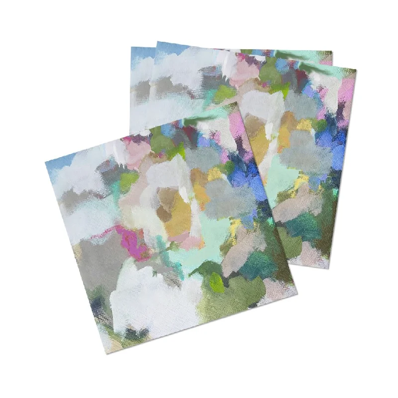 Floral - printed duvet covers for a romantic and feminine touchPark Avenue Cocktail Napkins