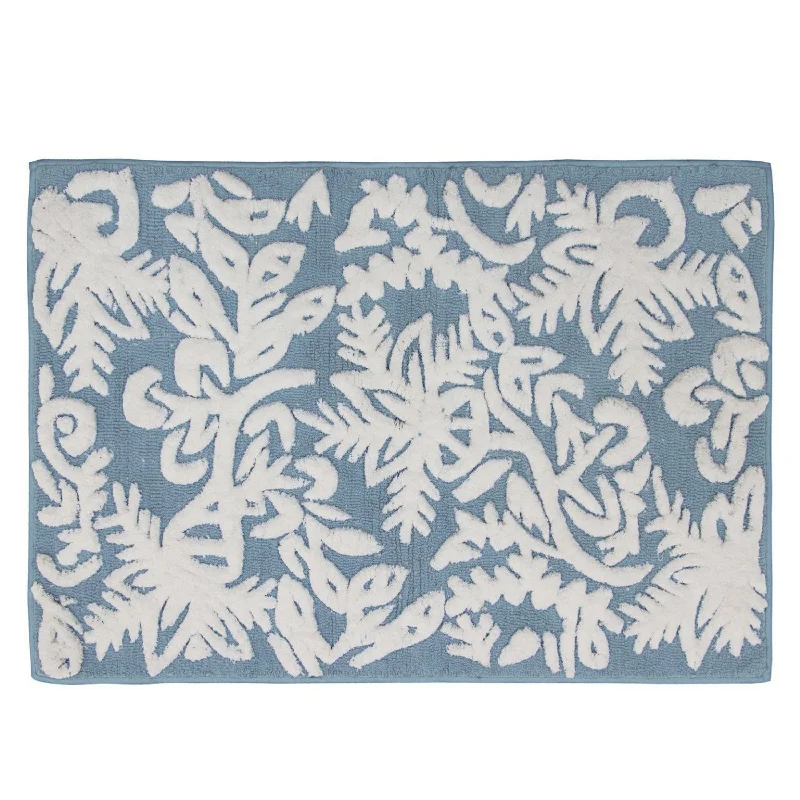 Paisley - printed duvet covers for an exotic and elegant appearancePasak Blue Bath Rug