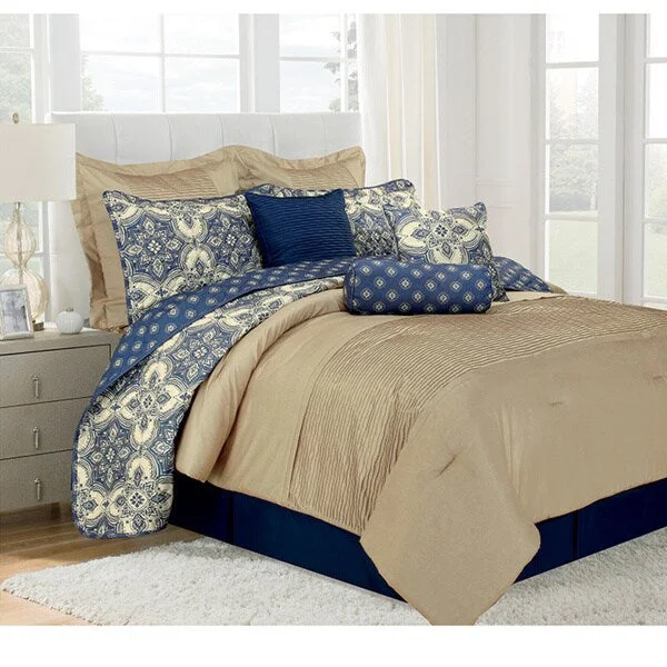 Goose down comforters known for their superior quality and insulationPatina 10-piece Comforter Set