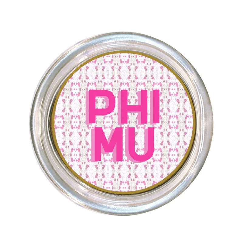 Duvet covers to match a specific bedroom color schemePhi Mu Large Glass Coaster