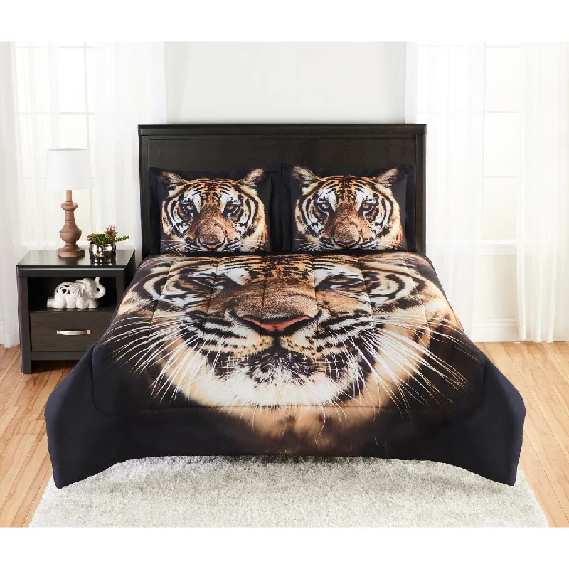 Duck down comforters with a softer feel and good warmth retentionPhotoreal Tiger