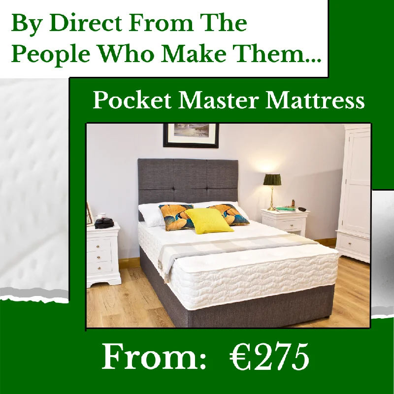 Wool - filled mattresses for natural insulation and moisture - wickingPocket Master Mattress