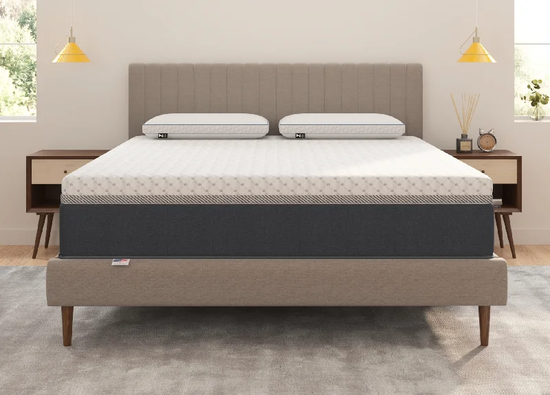 Gel - infused memory foam mattresses for cooler sleepPowell | Medium-Firm