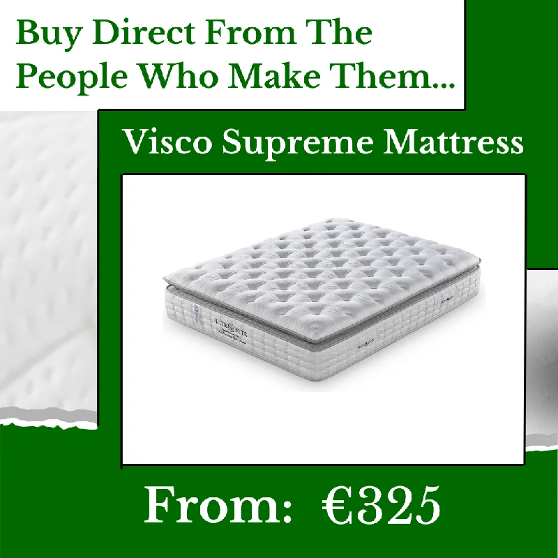 Latex mattresses with natural bounce and breathabilityVisco Supreme Mattress