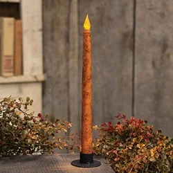 Pumpkin Spice Tall Dipped Timer Taper - 10.75"