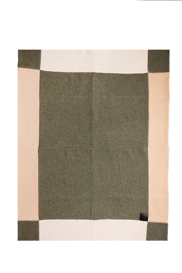 Recycled polyester blankets for an eco - conscious optionPure Cashmere Baby Blanket - Green