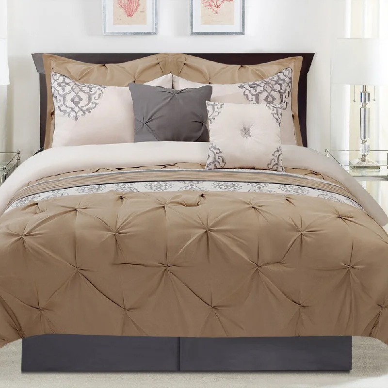 Down - filled comforters for supreme warmth and lightnessSarasa 8 Piece Comforter Set