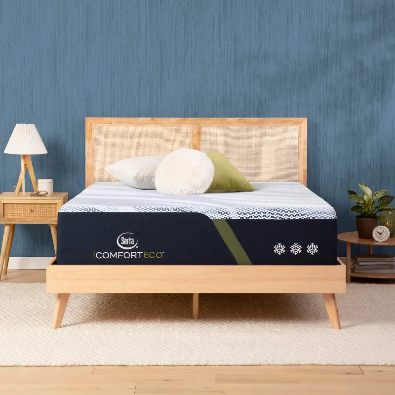 Latex mattresses with natural bounce and breathabilitySerta iComfortECO Fusion 40 14.5" Plush Mattress