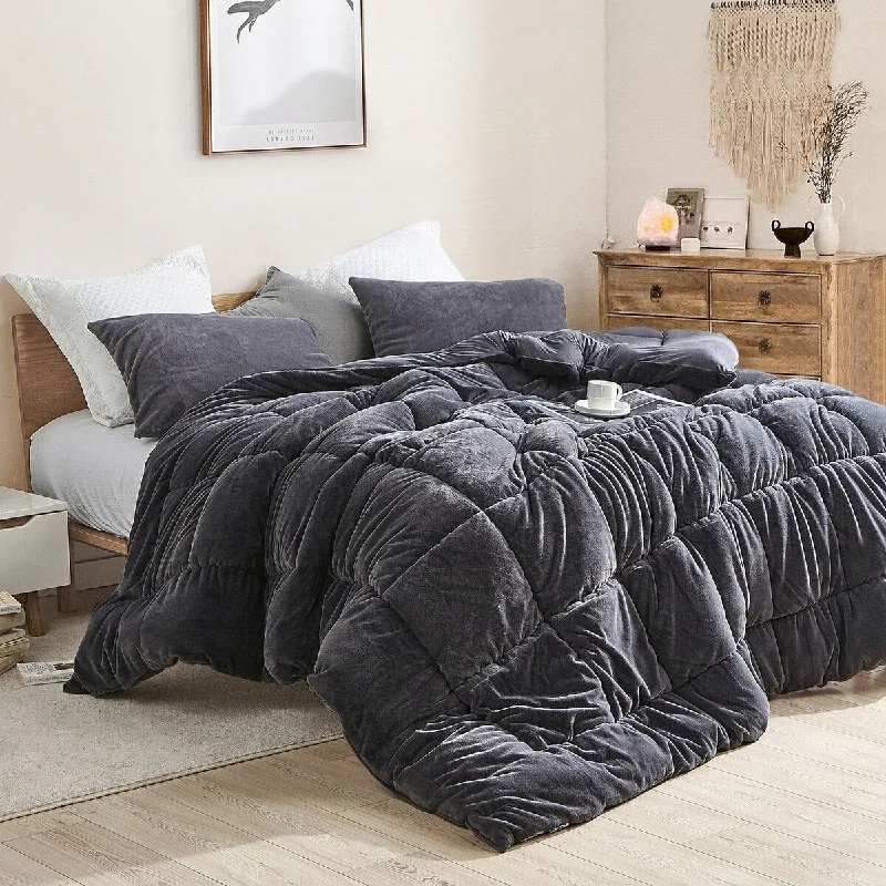 Down - filled comforters for supreme warmth and lightnessSofty Smooth - Coma Inducer® Oversized Comforter - Bunny Black