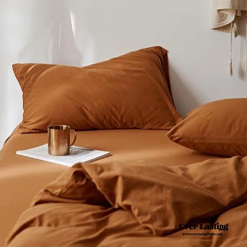 Hotel - quality duvet covers for a luxurious feel at homeSolid Duvet Cover / Pumpkin Orange