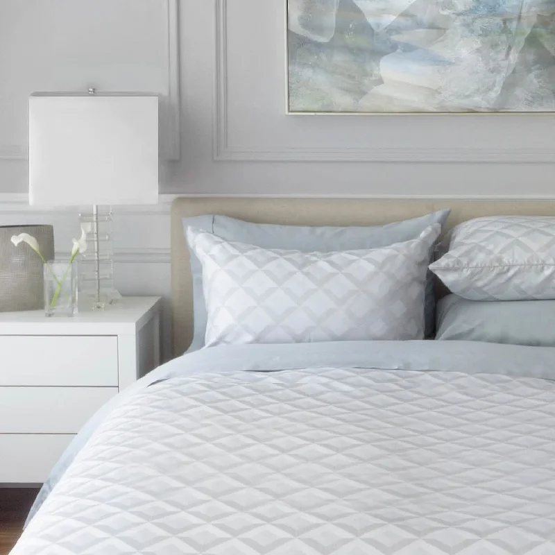 Linen duvet covers with a natural texture and breathabilityQuadra Duvet Cover