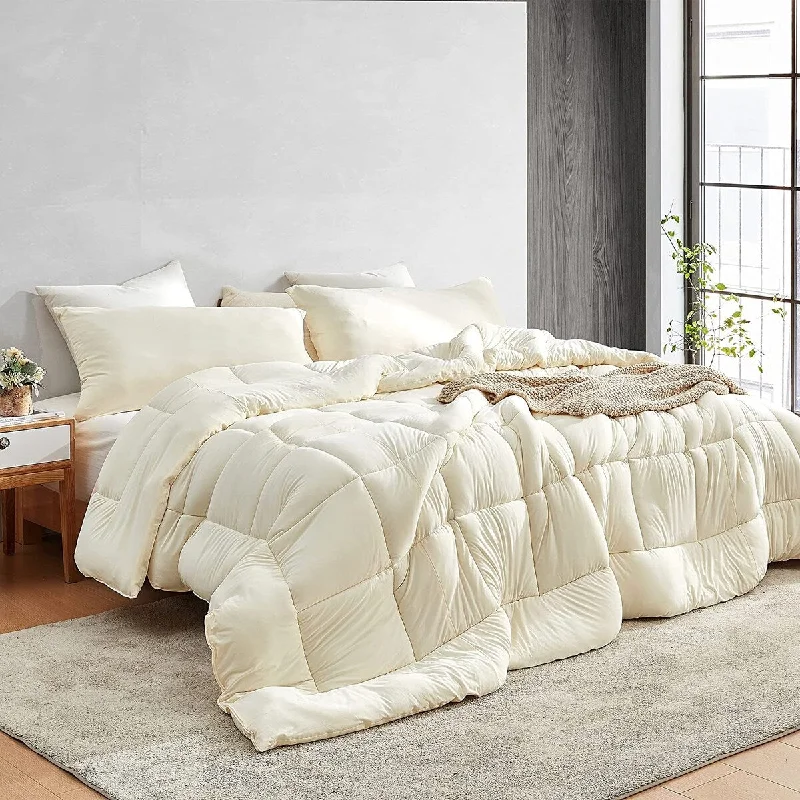 Queen - size comforters for standard queen - sized mattressesSummertime - Coma Inducer® Oversized Comforter - Magnolia Natural