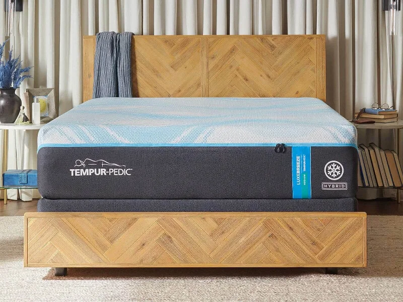 Polyester - foam mattresses for budget - friendly optionsTempur-Pedic TEMPUR-LuxeBreeze® Medium Hybrid 13" Mattress