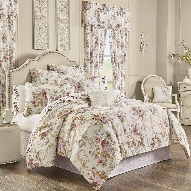 Wool - filled comforters with natural moisture - wicking and temperature - regulating featuresThe Gray Barn Warwick Classic Floral Comforter Set