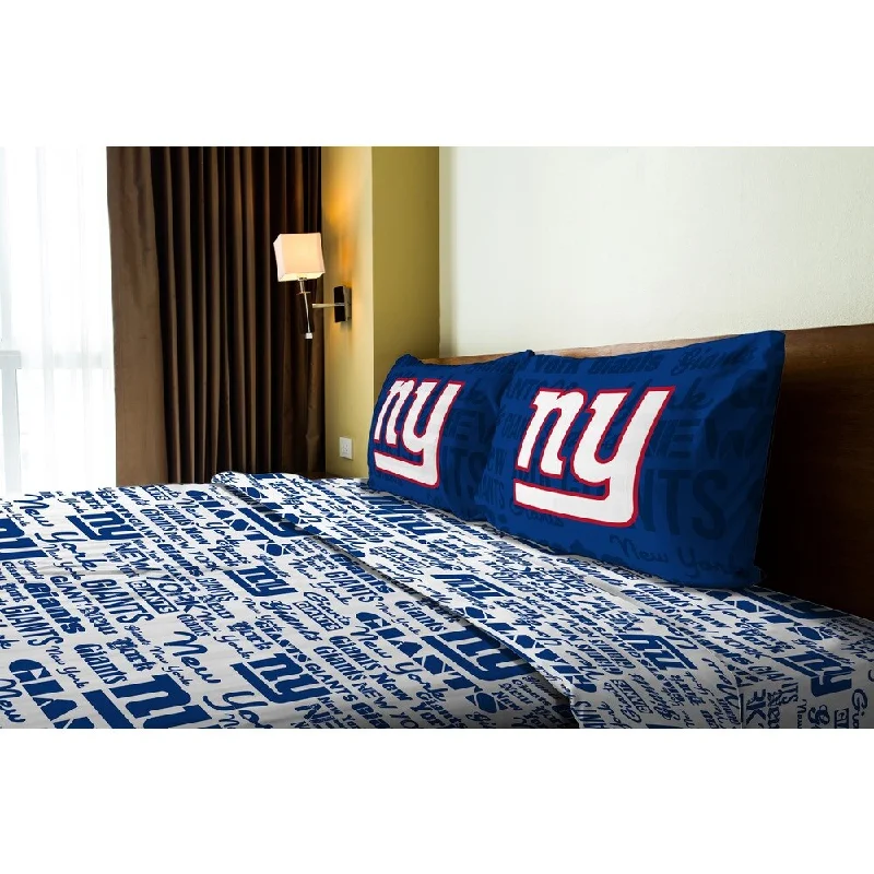 Full - size comforters suitable for full - sized beds in guest rooms or small bedroomsThe Northwest Co - NY Giants