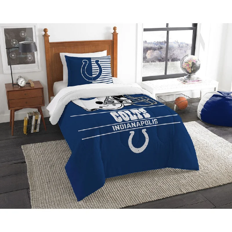 King - size comforters to fit large king - sized beds perfectlyThe Northwest Company NFL Indianapolis Colts Draft Twin 2-piece Comforter Set