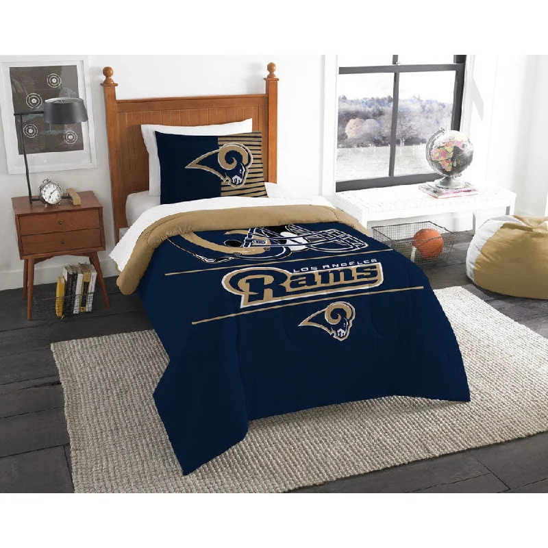 Queen - size comforters for standard queen - sized mattressesThe Northwest Company NFL Los Angeles Rams Draft Twin 2-piece Comforter Set