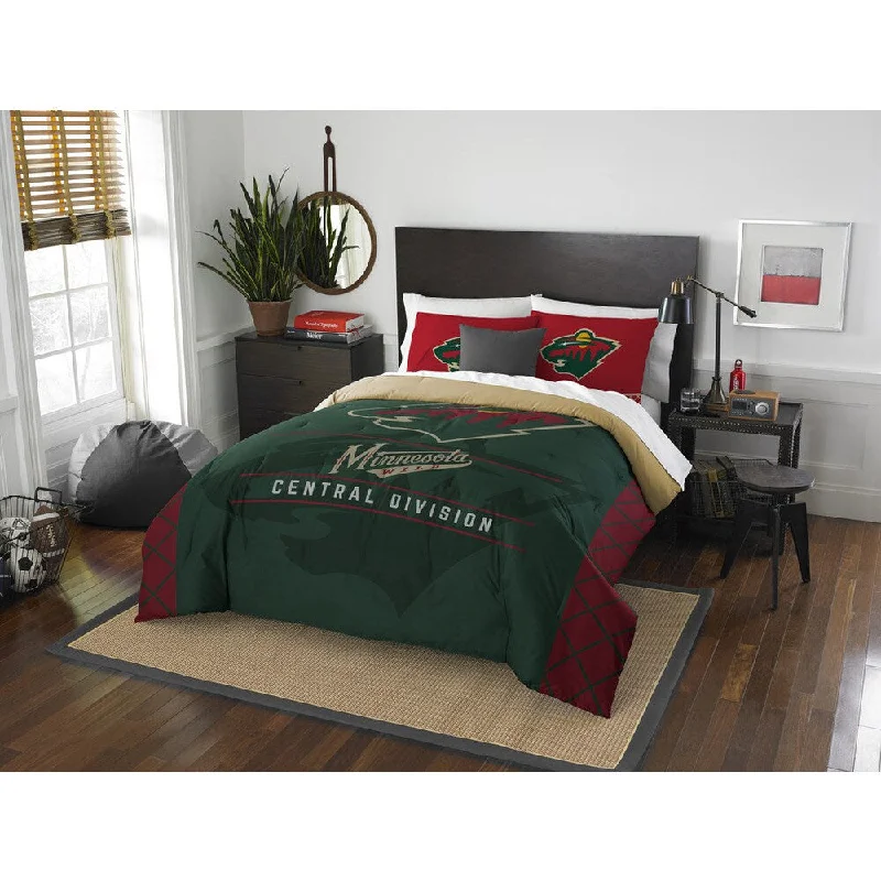 Cotton - filled comforters for a breathable and natural sleep experienceThe Northwest Company NHL 849 Wild Draft Full/Queen Comforter Set