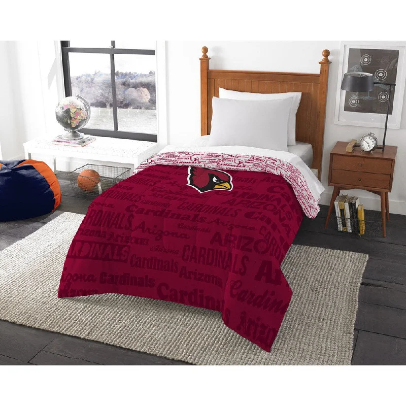 Silk - filled comforters for a luxurious and smooth touchThe Northwest Company Official NFL Arizona Cardinals Anthem Twin Comforter