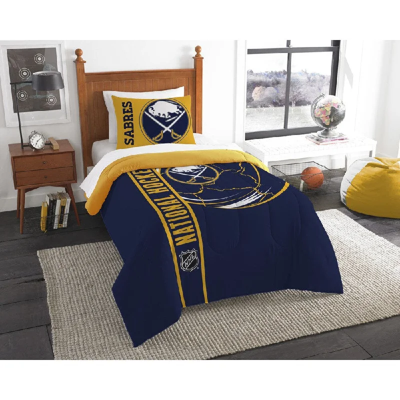 Queen - size comforters for standard queen - sized mattressesThe Northwest Company Official NHL Buffalo Sabres Printed Twin 2-piece Comforter Set