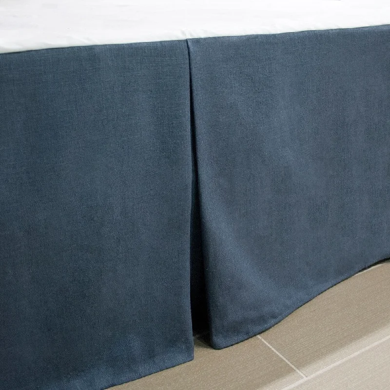 Thread and Weave Magnolia Blue Bedskirt