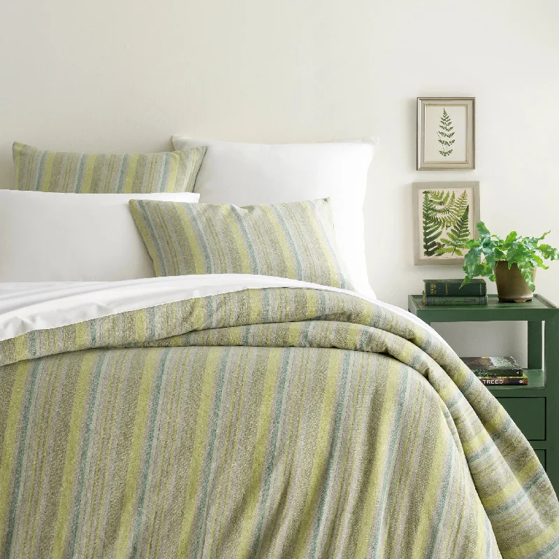 Value - for - money duvet covers that offer great quality at a reasonable priceTreetop Linen Stripe Duvet Cover