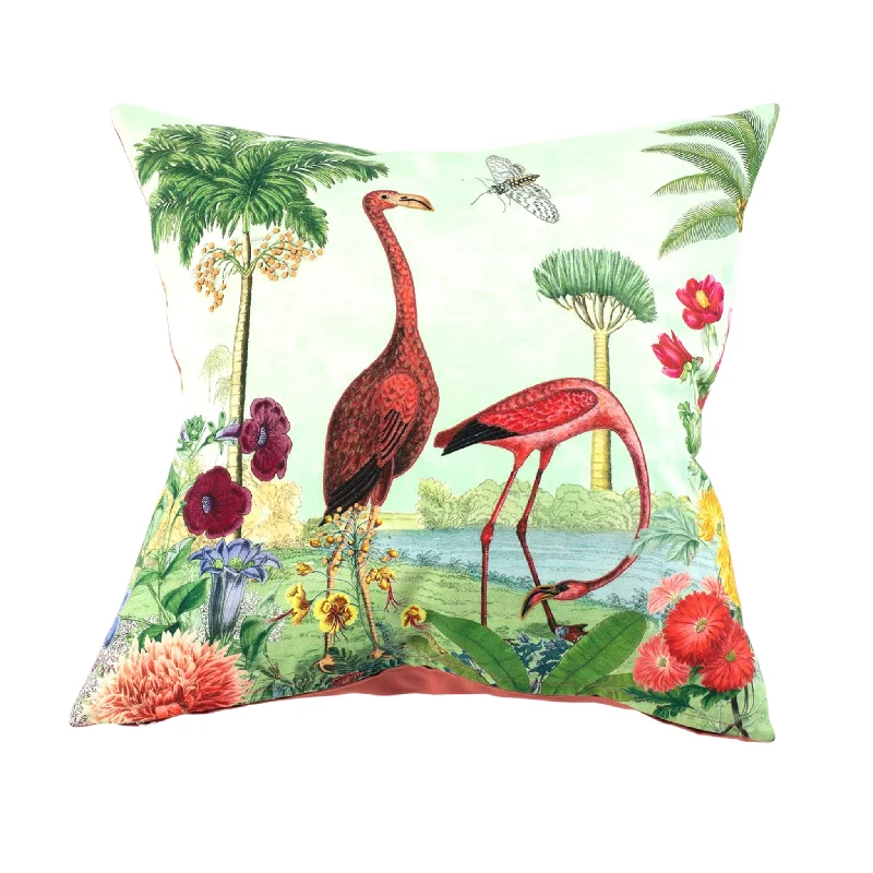 Wool blankets with natural warmth and insulationTropical Flamingo Throw Pillow