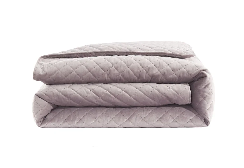 Recycled polyester blankets for an eco - conscious optionVelvet Weighted Blanket - Grey - 48”X74”