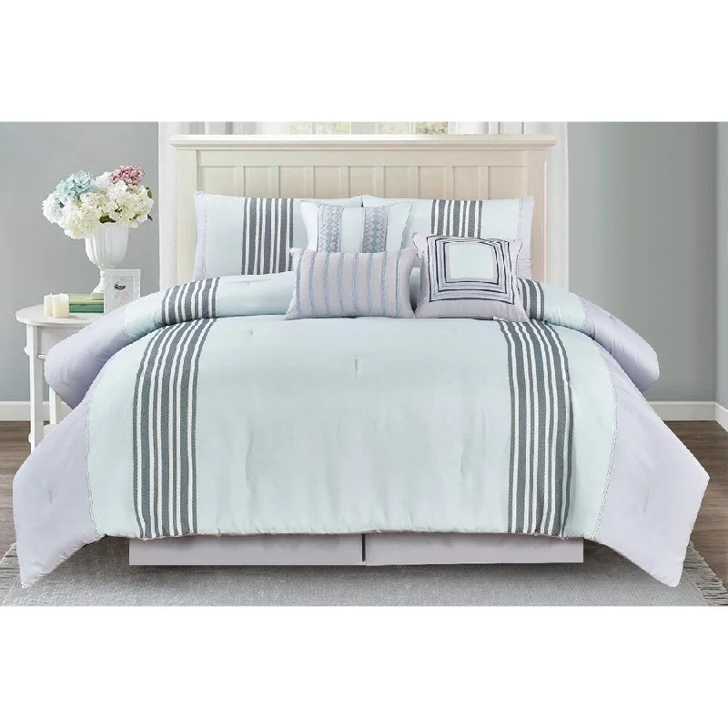 Wool - filled comforters with natural moisture - wicking and temperature - regulating featuresWynne Yarn Dyed Comforter Set